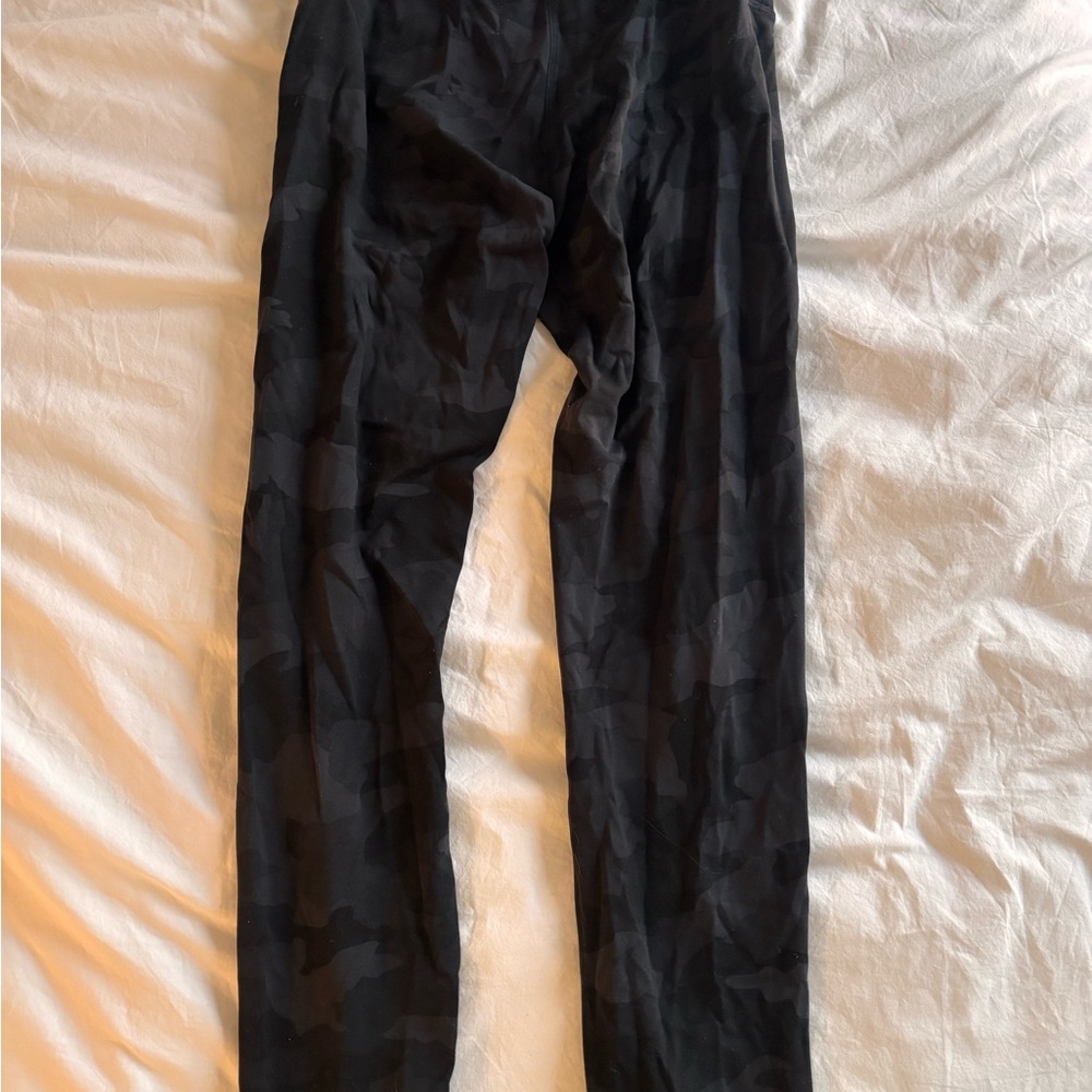 Lululemon Athletica Black Camouflage Leggings
